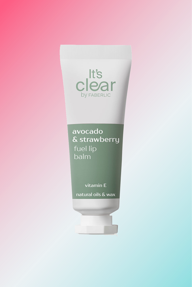 It's clear Fuel lip balm Avocado & Strawberry