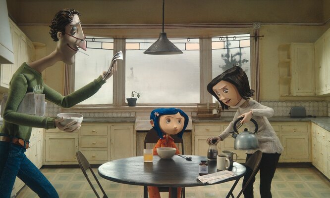 Коралина (Coraline), лучшие полнометражные мультфильмы для детей