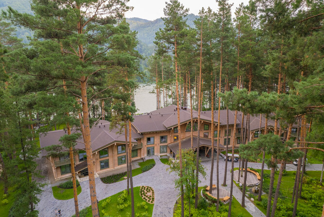 Курорт Grand Chalet Altay, отель