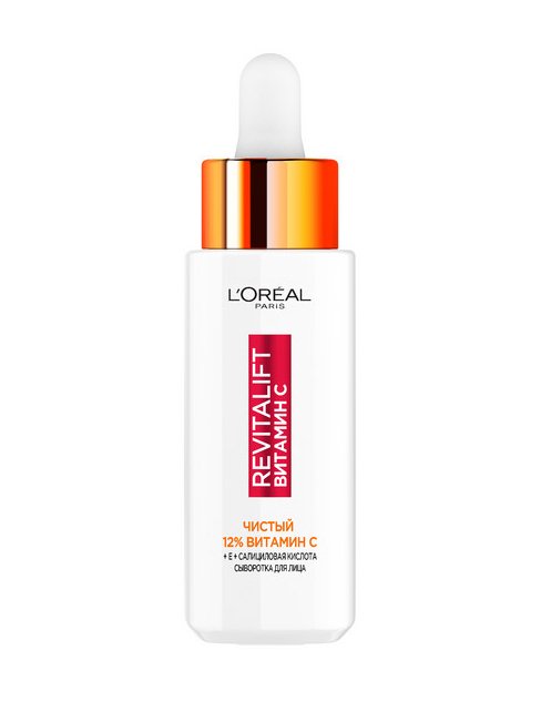 Сыворотка L'OREAL Revitalift Витамин С для лица, с 12% чистым Витамином С,