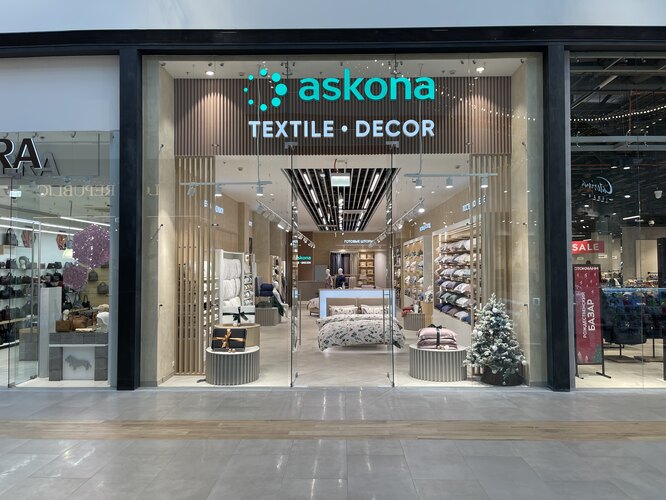 Новый салон Askona Textile&Decor в ТЦ Мега Белая Дача