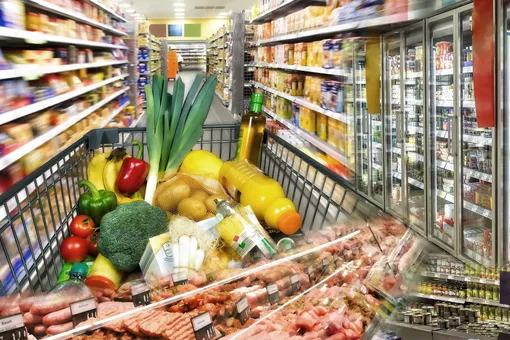 Продукты в тележке расскажут о цели знакомства