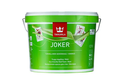 Лучшие латексные интерьерные краски Tikkurila Joker