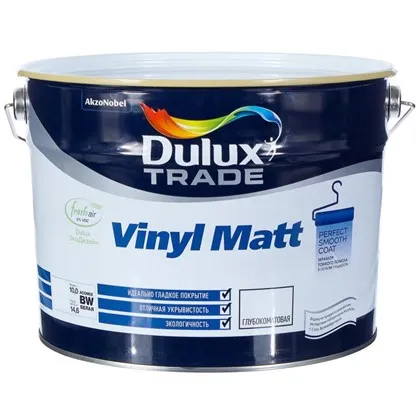 Лучшие латексные интерьерные краски Dulux Trade Vinyl Matt